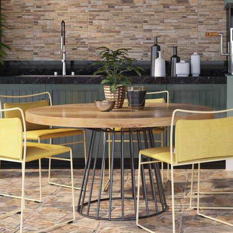 CERAMICA PARA PISO DE 45X45 TIPO PIEDRA MARRON MATE ANTIDESLIZANTE PEI IV INCEFRA GAMAS DE MARRON