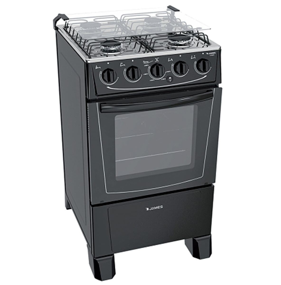 COCINA JAMES C 105B NEGRA 