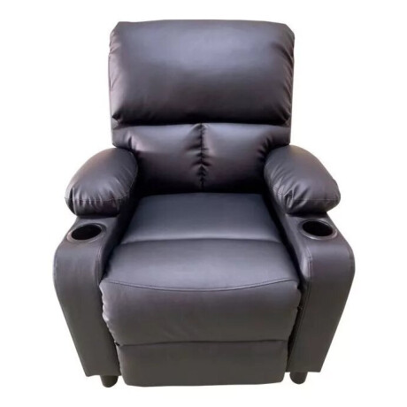 Poltrona RECLINER Con Posa Vasos color NEGRO Poltrona RECLINER Con Posa Vasos color NEGRO