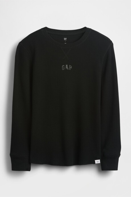 Remera Logo Gap Niño Black