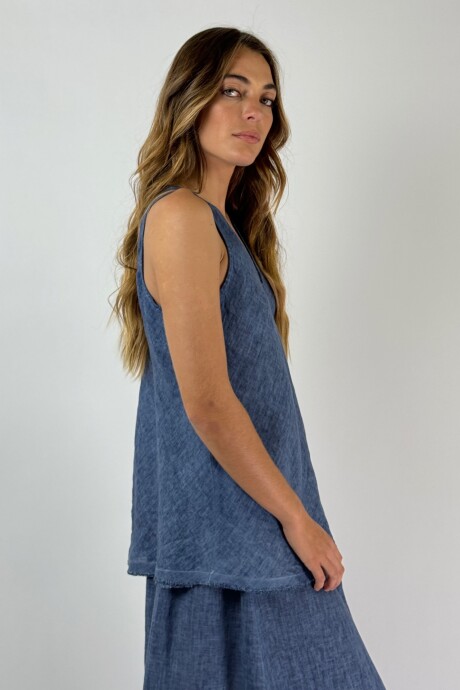 TOP GROSELLA Azul