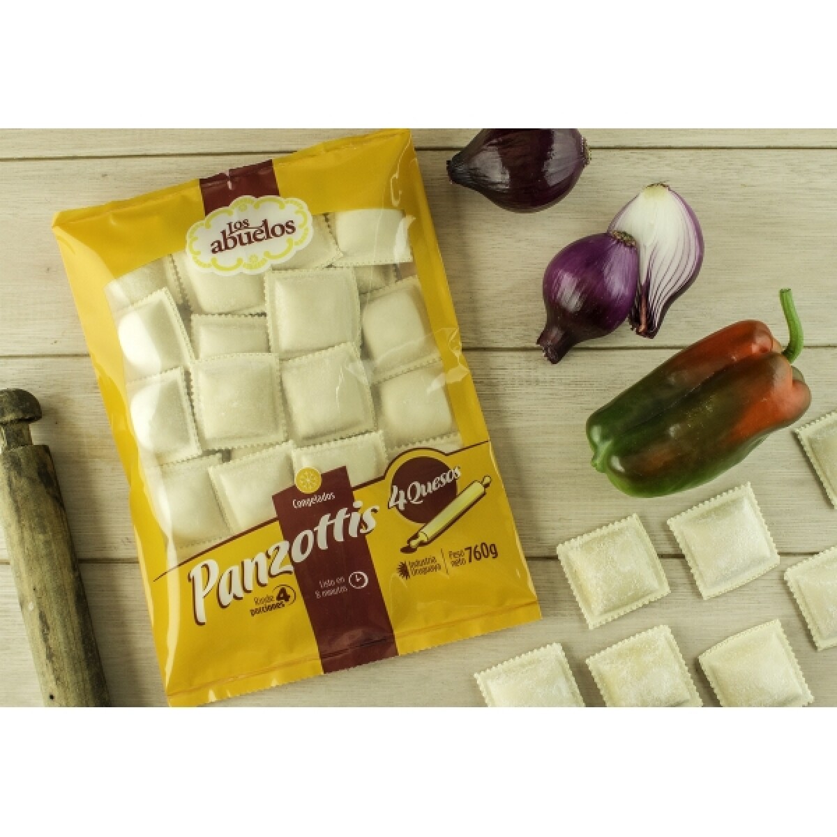 PANZOTTIS 4 QUESOS 760G LOS ABUELOS +SOLO PDE O WEB+ 