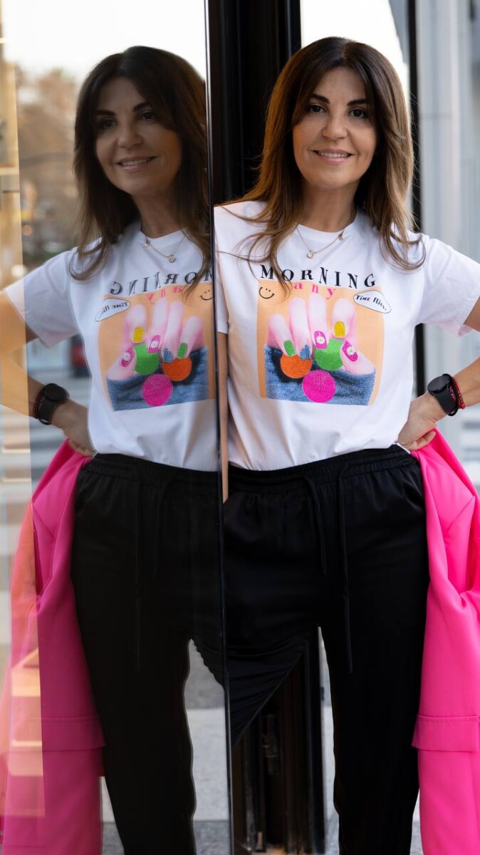 Remera Morning - Blanco 