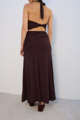 Falda Intuición Chocolate