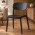 Silla Comedor X4 Combohome Venecia Polipropileno Premium Negro 1