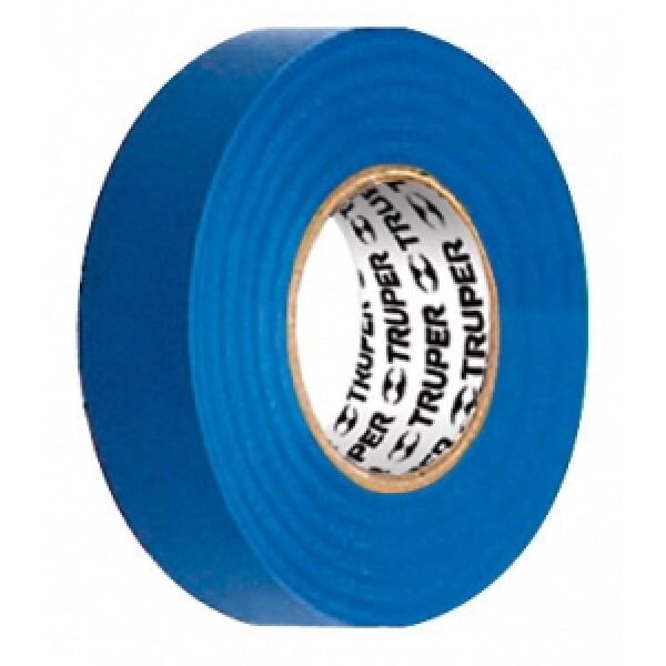 Cinta Aisladora 19mm x 18Mt Azul Truper
