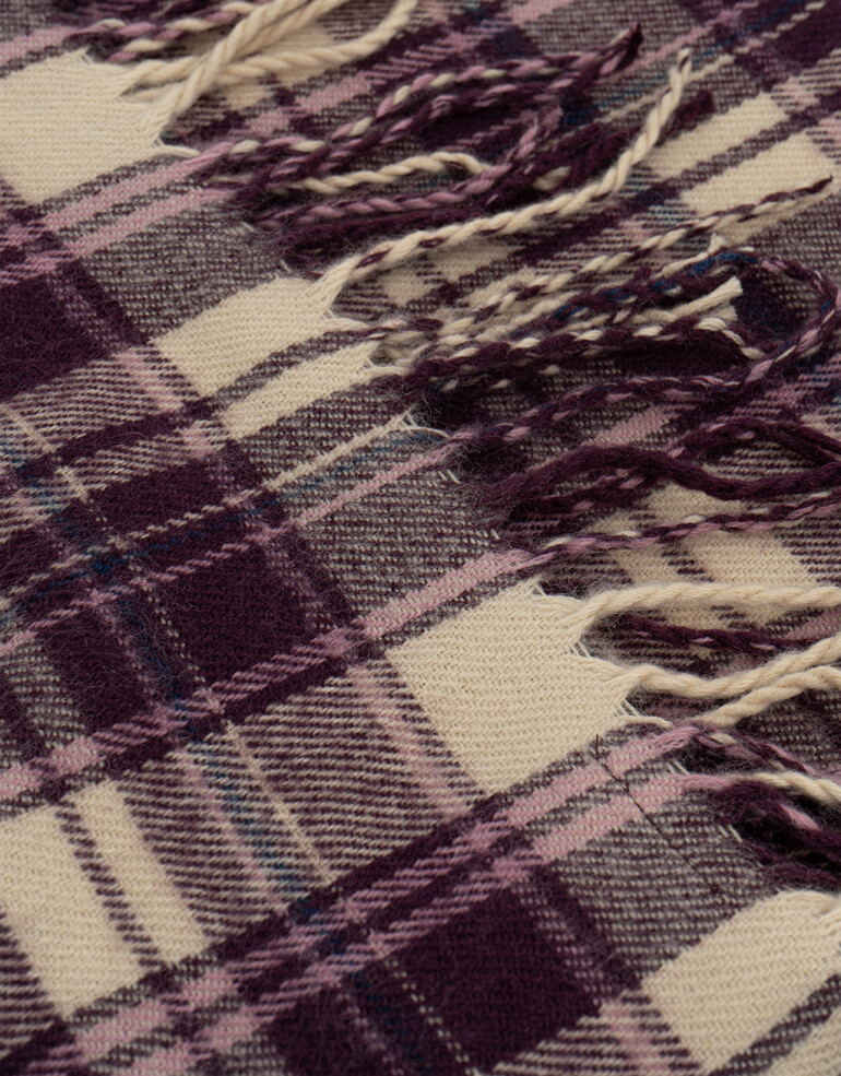 Bufandas Bufanda Escocesa - Rojo Burdeaux