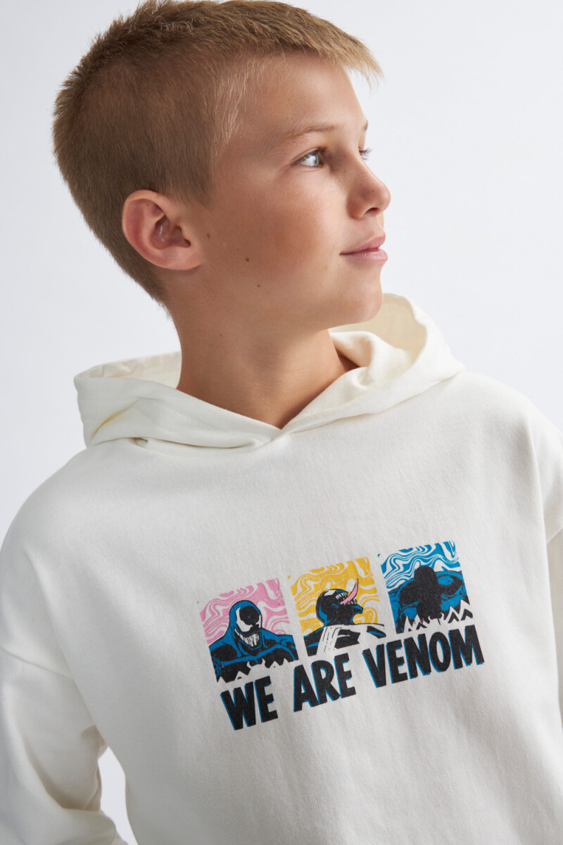 Hoodie deportivo Crudo Marvel
