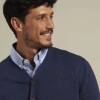 Saco Hombre Tejido Polanco Azul