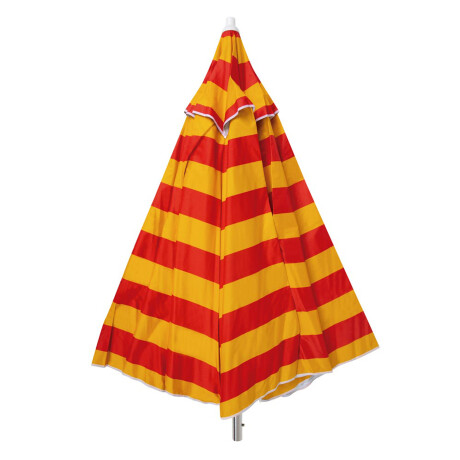 Sombrilla Playa MOR Bagum Summer Estampada 2M FPS100 C/Bolsa Rojo/amarillo