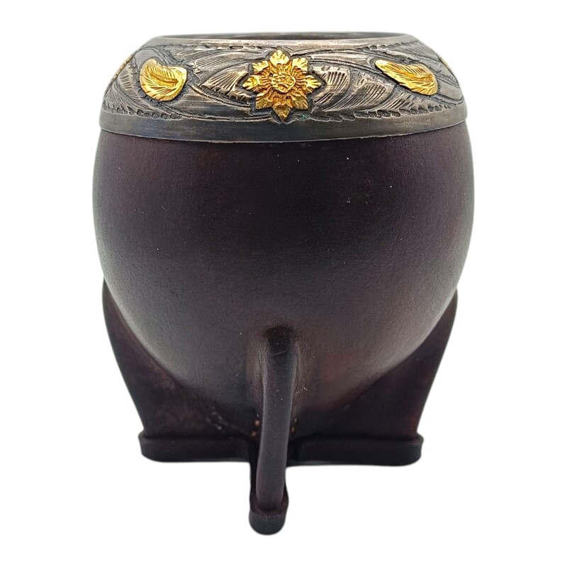 Mate torpedo linea Bresciani - Plata y oro - MTTO37 marrónuniforme