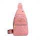 Bandolera Riñonera Cruzada Rosa