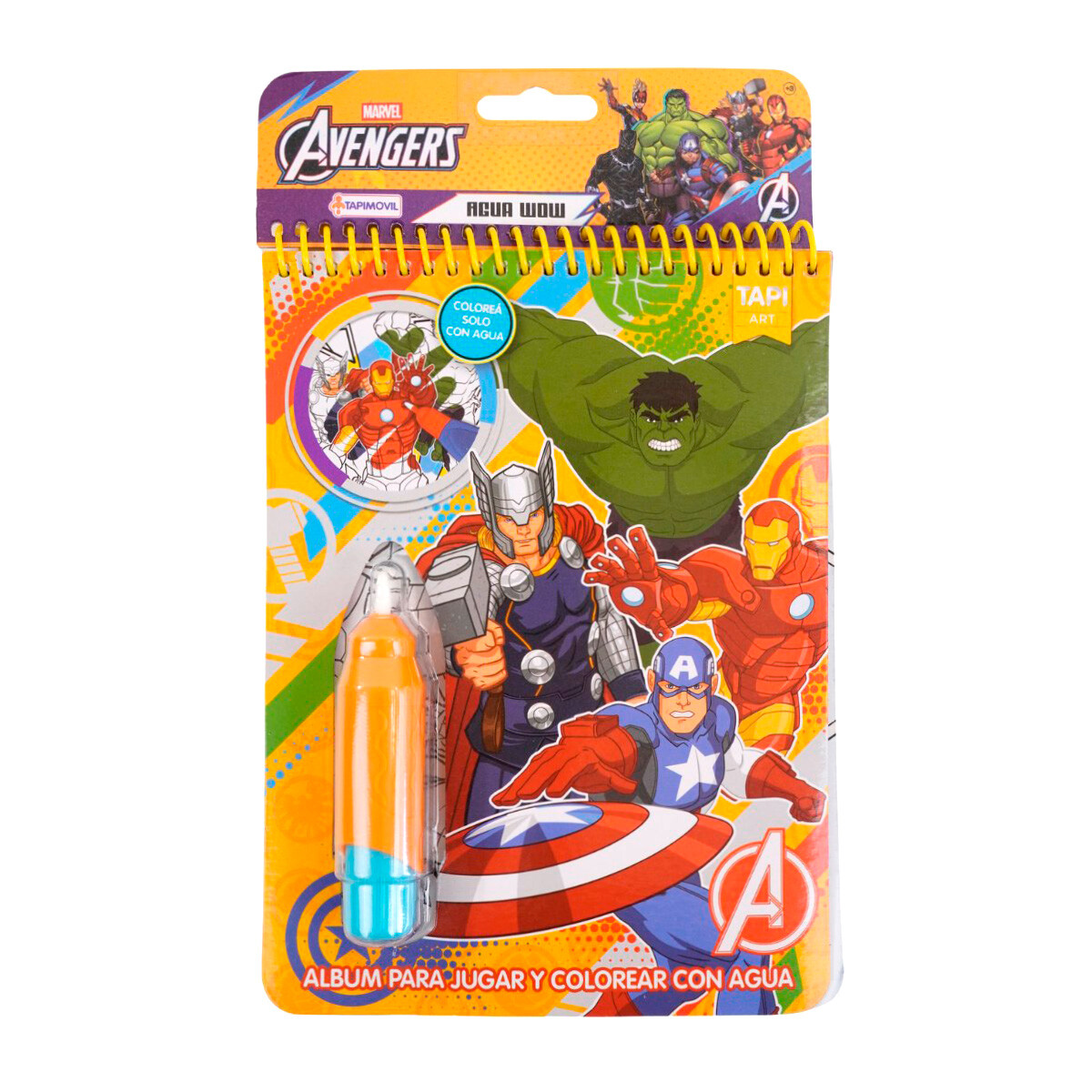 Libro de actividades Avengers con lapiz magico 