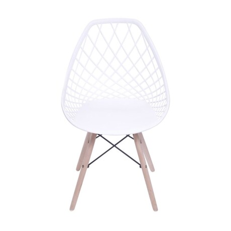 Silla Kaila Base En Madera Blanco