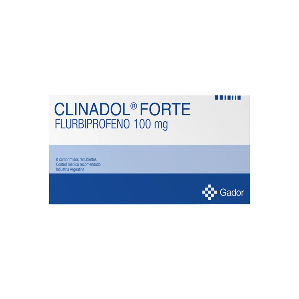 CLINADOL FORTE 100 MG. CJ X 8 COMP. REC.