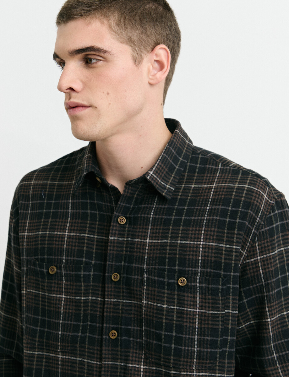 012642 CAMISA HARRY Marron