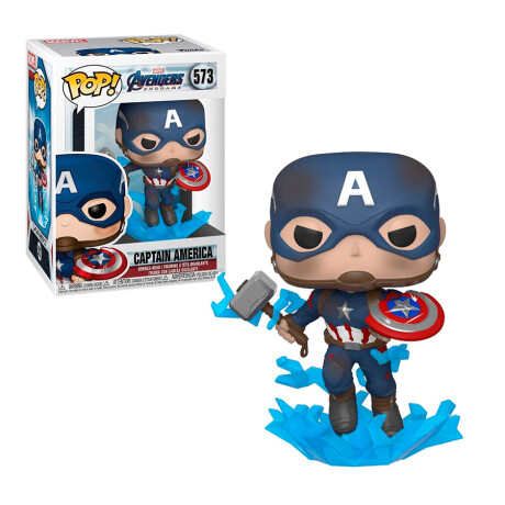 Capitan America con Mjolnir y Escudo Roto • Avengers Endgame - 573 Capitan America con Mjolnir y Escudo Roto • Avengers Endgame - 573