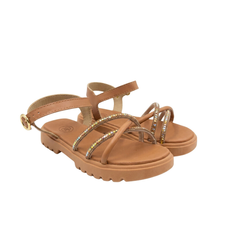 Sandalias Molekinha Zuecos de Mujer - 2344.144-30060 Nude-cristal