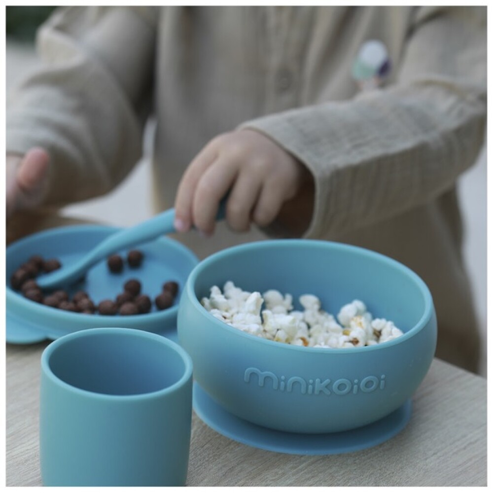 Set alimentación BLW Minikoioi Celeste