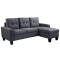 Sillon 3 cuerpos con chaise Herbie Gris