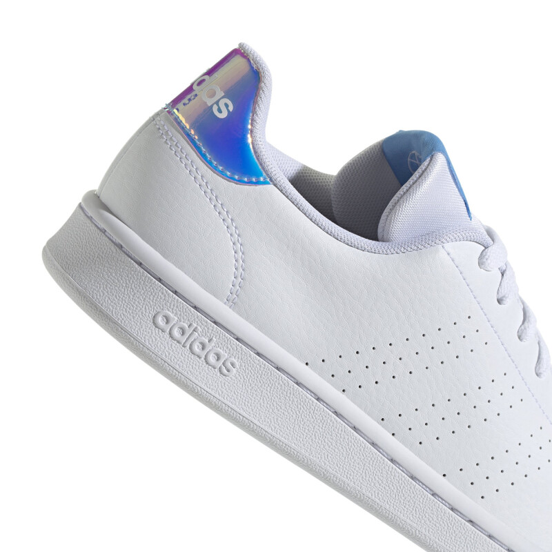 Championes de Mujer Adidas Advantage Blanco - Celeste