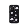 Protector para iPhone 15 Pro diseño estrellas color negro Protector Para Iphone 15 Pro Diseño Estrellas Color Negro
