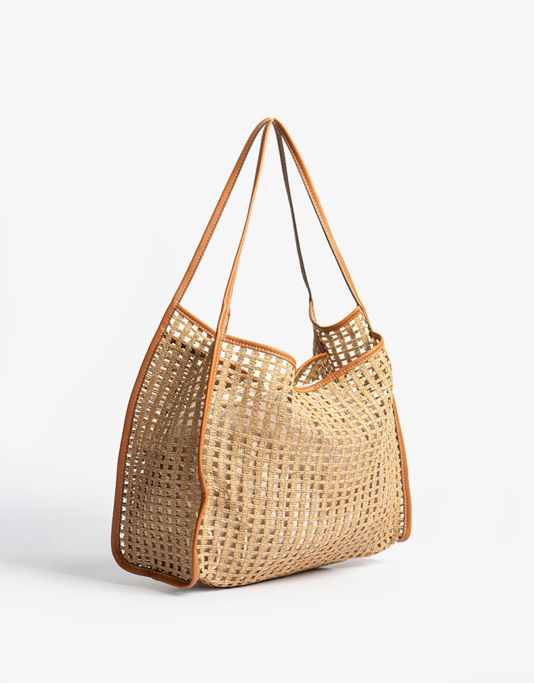 Shopper Cartera Formato Shopper Calada - Marron Suela