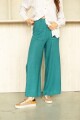 PANTALON WIDE DESFLECADO Azul