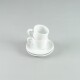 Taza de Café 90ml c/ Plato 11,5 cm Blanco Choosing Taza de Café 90ml c/ Plato 11,5 cm Blanco Choosing