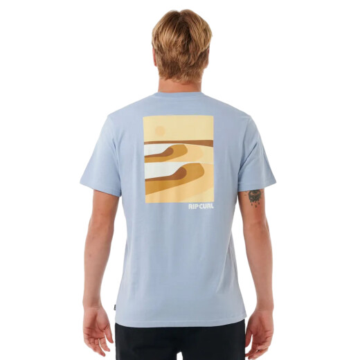 Remera Rip Curl Surf Revival Lined Up Tee Remera Rip Curl Surf Revival Lined Up Tee