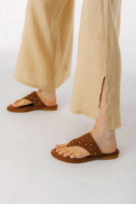 Sandalia Moon Marron
