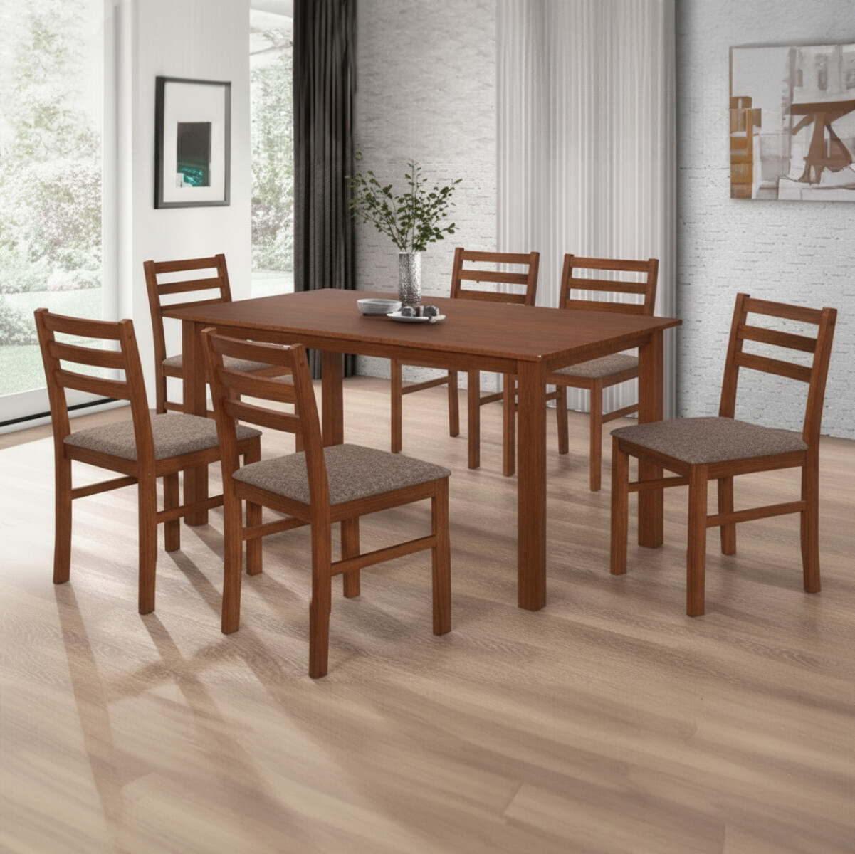 Juego de Comedor 6 sillas - New Starter - Roble 
