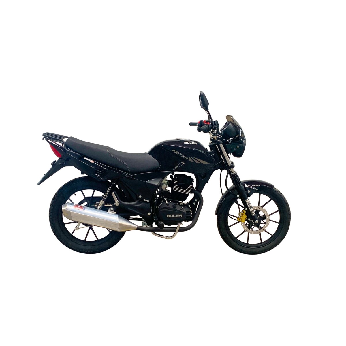 Motocicleta Buler Faiter 150cc - Aleación - Negro 