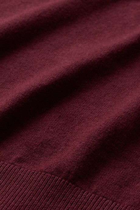 Buzo Algodòn Escote V Hombre Noir Red 796