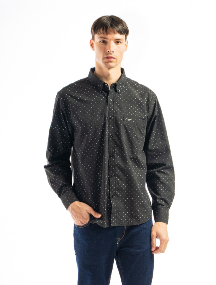 Camisa Clásica Fantasía Negro/Fantasia 35