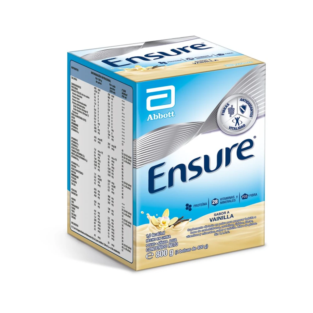 ENSURE POLVO VAINILLA ENVASE X 800 GR.