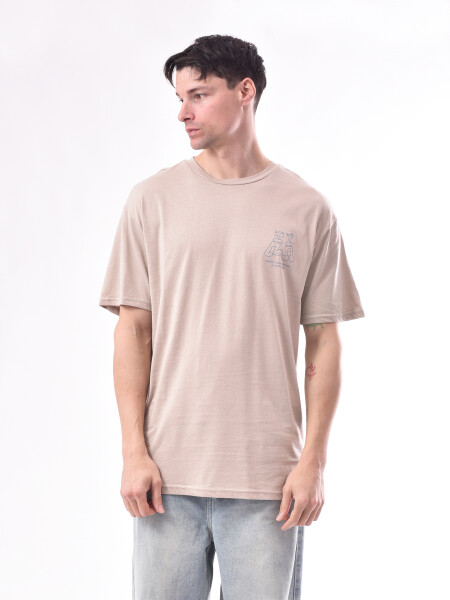 REMERA WINE BEIGE