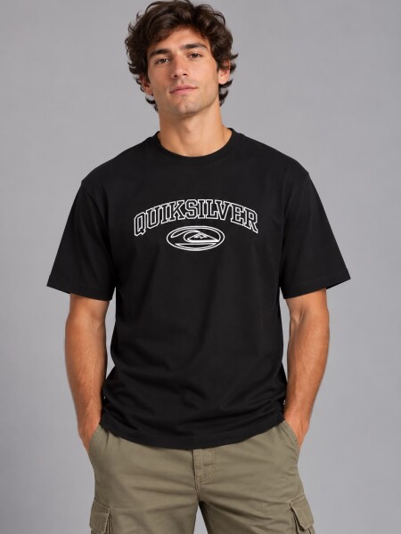 T-SHIRT QUIKSILVER 40618 NEW NEGRO