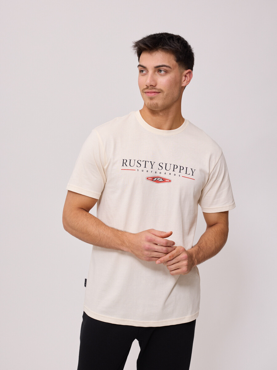 T-SHIRT KALIO RUSTY - Crudo 