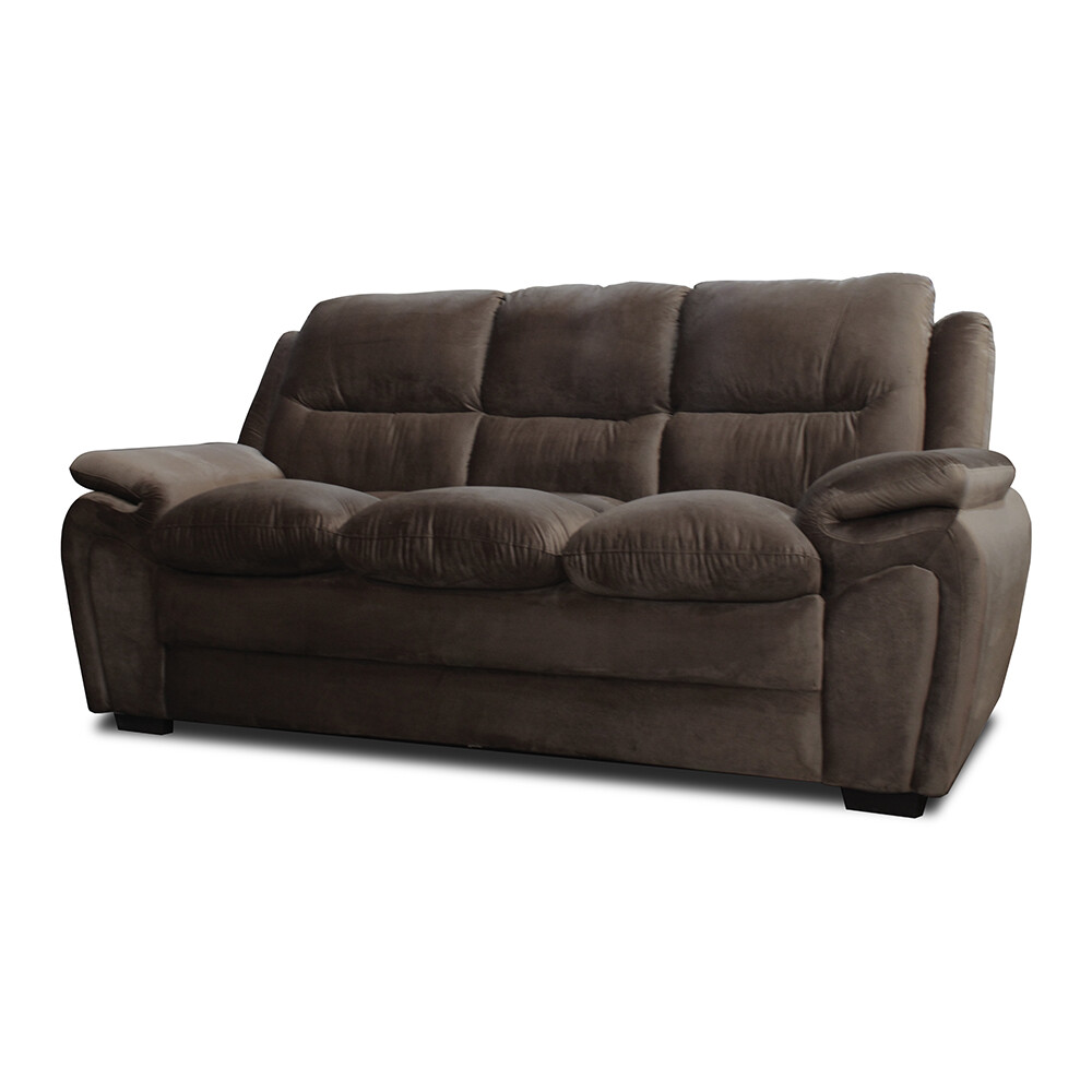 SOFÁ MODELO GEORGIA 3 LUGARES TERCIOPELO JOLY MARRON REF.9206 Sofá Modelo Georgia 3 Lugares Terciopelo Joly Marron Ref.9206