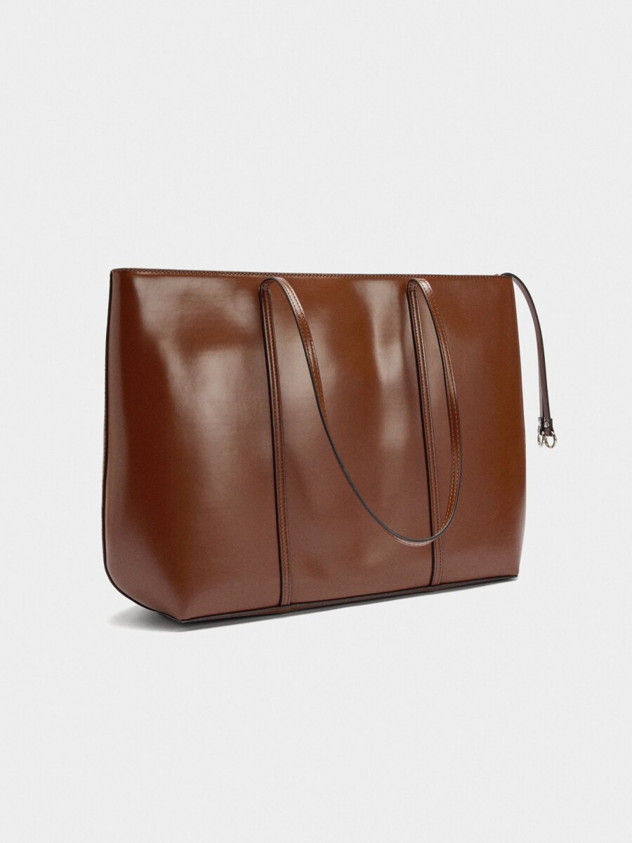 Bolso Para Portátil De 13" Liso camel