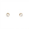Caravanas Solitario de oro- Oro bajo - Zirconia - CA8078 conpiedra