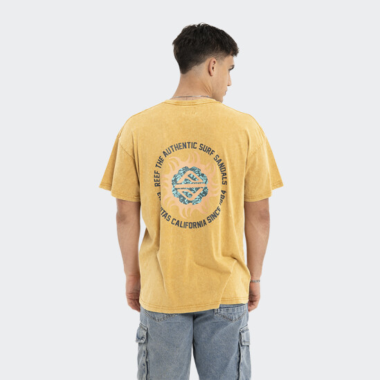 Remera Reef Oversize Amarillo