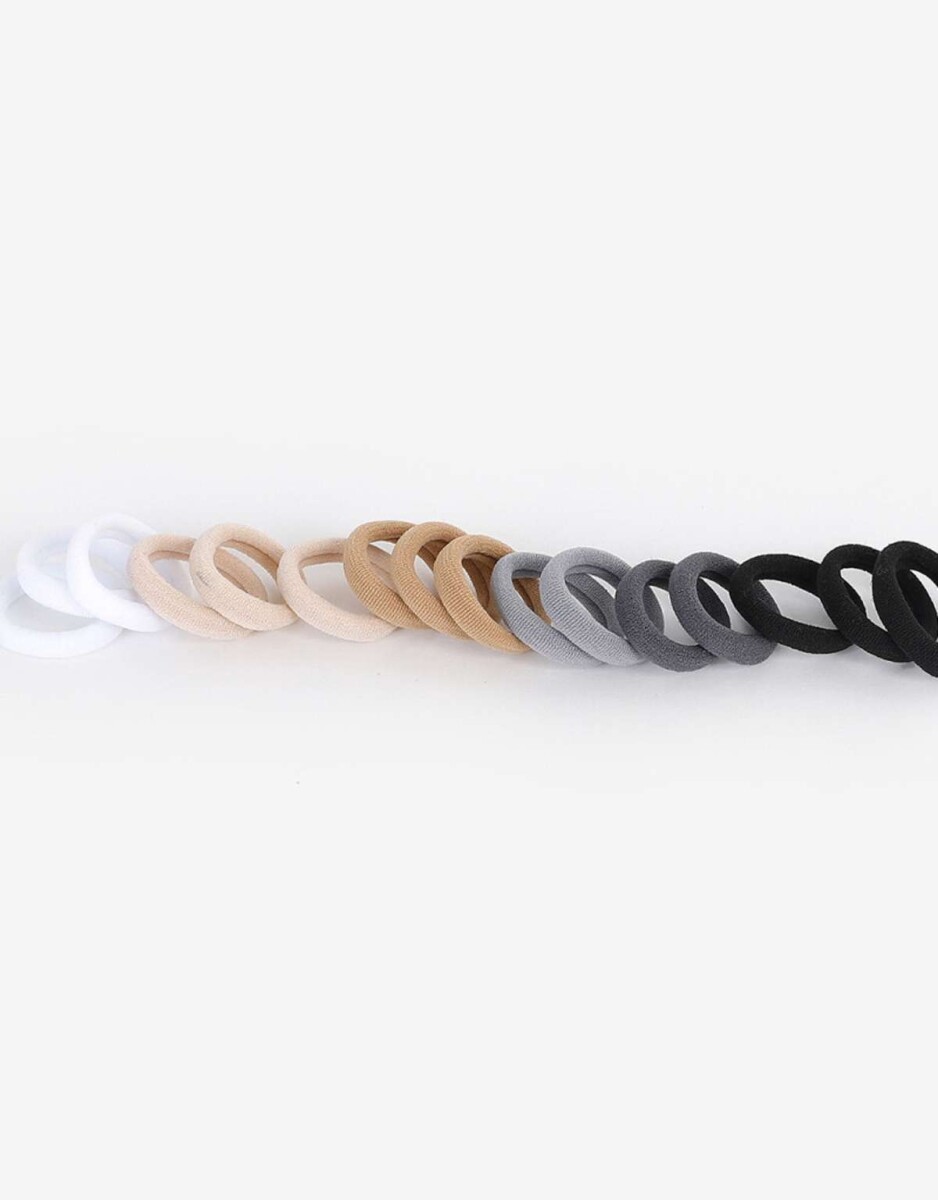 Set De Gomitas Elásticas - Combinacion Multicolor 