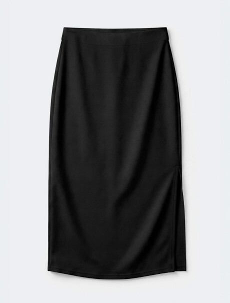 POLLERA MIDI NEGRO