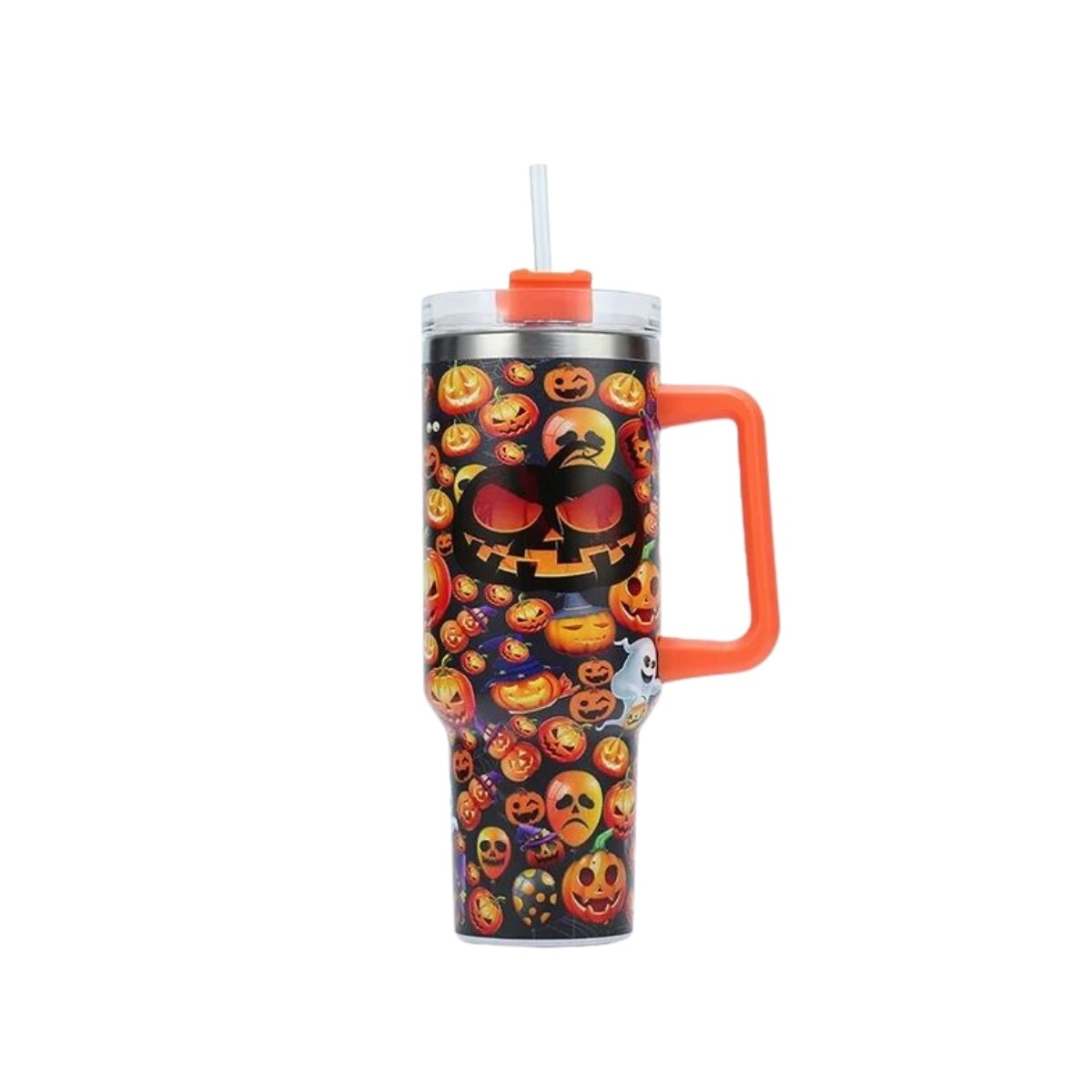 Vaso termico tipo quencher halloween - Negro 