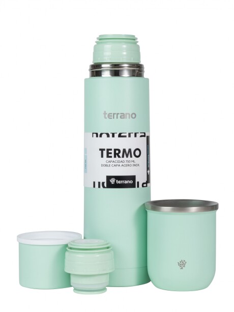 Kit Acero Bala - 750mL + Mate Sicilia Verde Agua
