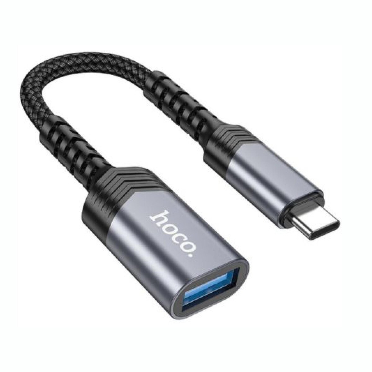 Adaptador HOCO UA24 USB-C A USB-A 3.0 - Metal Gray 