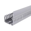 CABLECANAL 60X40MM GRIS RANURADO calado angosto CABLECANAL 60X40MM GRIS RANURADO calado angosto