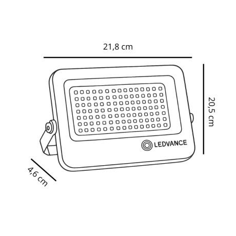 FOCO LED LEDVANCE OSRAM COMPACT G2 IP65 50W Foco LED LEDVANCE Compact IP65 50W CCT Blanca